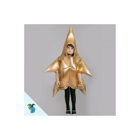 Estrella metalica oro